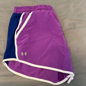 Under Armour Purple and Blue Sport Shorts